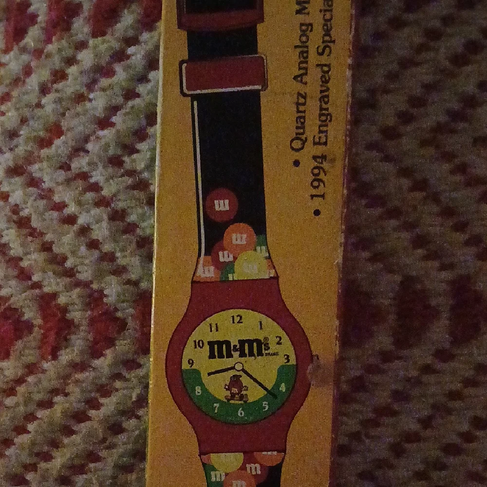 M&M's Quartz Analog Watch - Red and Yellow